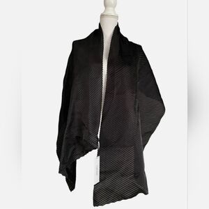Calvin Klein Black Scarf Chic Accessory
